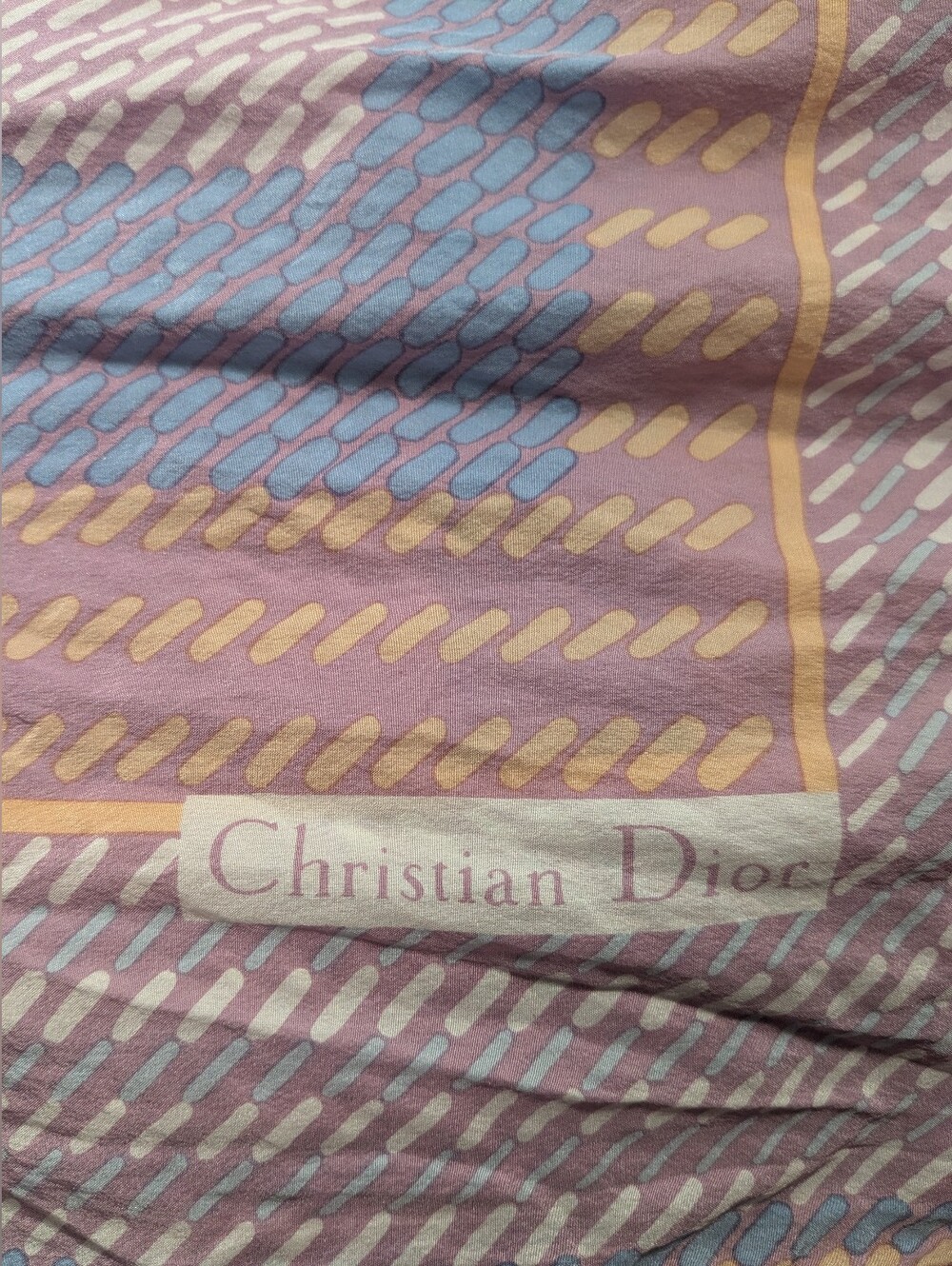 Vintage Christian Dior Silk Scarf